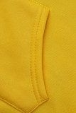 Red Fashion Casual Solid Patchwork Hooded Collar Long Sleeve Dresses