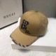 Dark Khaki Vintage Letter Embroidered Hat