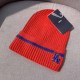 Red Street Letter Embroidered Hat