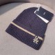 Navy Blue Street Letter Embroidered Hat