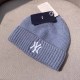 Light Blue Street Letter Embroidered Hat
