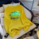 Yellow Casual Print Letter O Neck Tops