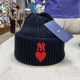 Black Street Letter Embroidered Hat