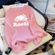Pink Casual Print Letter O Neck Tops