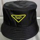 Black Simplicity Letter Patchwork Hat