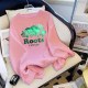 Pink Casual Print Letter O Neck Tops