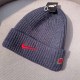 Navy Blue Street Letter Embroidered Hat