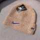 Khaki Street Letter Embroidered Hat
