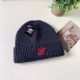 Navy Blue Street Letter Embroidered Hat