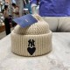 Cream White Street Letter Embroidered Hat