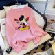 Pink Casual Character Print Patchwork O Neck Tops