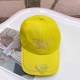 Yellow Street Letter Embroidered Hat