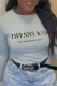Grey Casual Street Print Patchwork Letter O Neck Tops