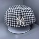 Black And White Vintage Letter Embroidered Hat
