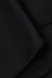Pink Elegant Solid Patchwork Flounce Asymmetrical V Neck Evening Dress Dresses