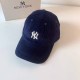 Navy Blue Vintage Letter Embroidered Hat