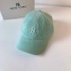 Mint green Vintage Letter Embroidered Hat