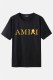 Black Casual Print Letter O Neck T-Shirts