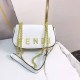 White Simplicity Letter Chains Bags