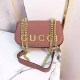 Light Pink Simplicity Letter Chains Bags