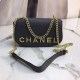 Dark Gray Simplicity Letter Chains Bags