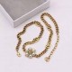 Gold Simplicity Letter Chains Necklaces