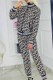 Black Elegant Character Patchwork Letter Zipper Collar Long Sleeve Two Pieces