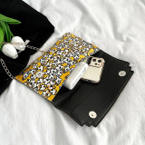 Yellow Casual Daily Print Patchwork Chains Bags