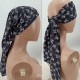 Black Casual Print Letter Hat