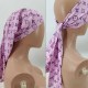 Light Purple Casual Print Patchwork Letter Hat