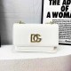White Simplicity Letter Chains Bags