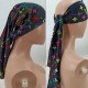 Multi-color Casual Print Patchwork Letter Hat