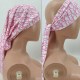 Pink Casual Print Letter Hat