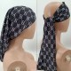 Black Casual Print Letter Hat