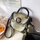 Black Casual Print Patchwork Bags