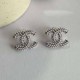 Silver Simplicity Letter Pearl Earrings
