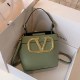 Light Green Vintage Letter Patchwork Bags