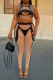 Apricot Street Solid Hollowed Out Half A Turtleneck Sleeveless Two Pieces