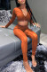Deep Red Casual Sportswear Solid Patchwork Zipper Long Sleeve Two Pieces