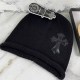Black Casual Geometric Patchwork Hat
