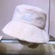 Cream White Casual Geometric Patchwork Hat
