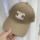 Khaki Casual Geometric Patchwork Hat