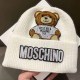 White Casual Character Letter Hat