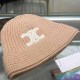 Khaki Casual Geometric Patchwork Hat