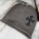Grey Casual Geometric Patchwork Hat