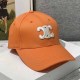 Orange Casual Geometric Patchwork Hat