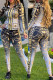 Black Sportswear Print Letter Zipper Collar Long Sleeve Two Pieces