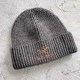 Grey Casual Letter Patchwork Hat