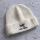 White Casual Letter Patchwork Hat