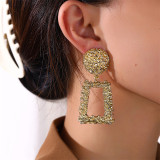 Gold Daily Party Simplicity Solid Patchwork Earrings